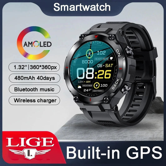 LIGE Smartwatches Bold Amoled
